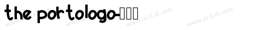 the portologo字体转换